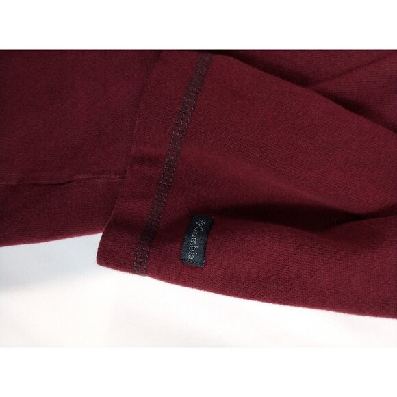 Men's Columbia Long Sleeve Burgundy Shirt Size XL Spot On Front - Picture 7 of 9